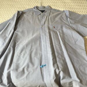 Ralph Lauren Men's Sky Blue Button Down Shirt